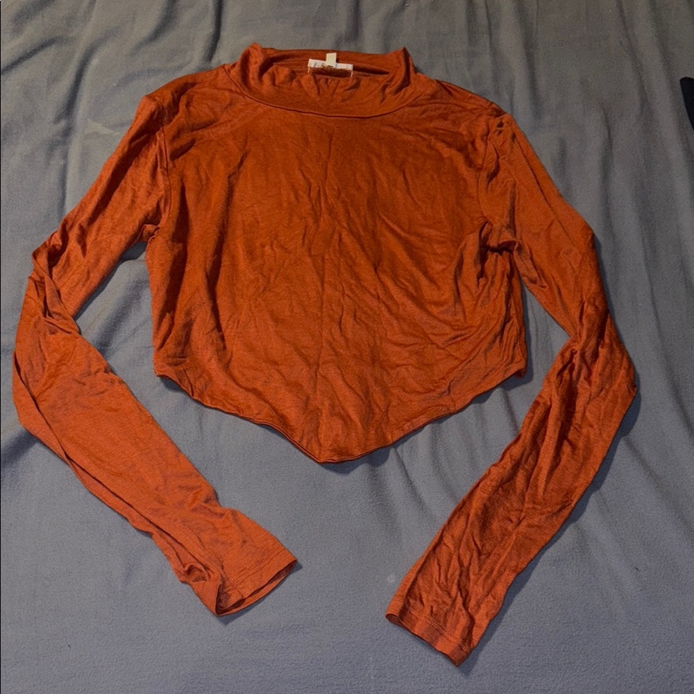Women's Rust Long Sleeve Top